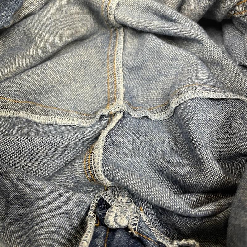 フィッチェ FICCE パンツ デニム、ジーンズ FICCE JEANS ヨシユキ コニシ ドン小西 ワイド デニム パンツ ペインターパンツ L 無地 インディゴ / インディゴ / Indigo メンズ USED 古着 中古 50145014