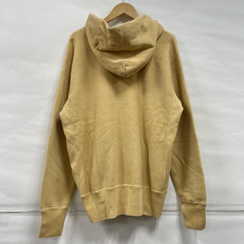 チャンピオン Champion パーカー 長袖 REVERSEWEAVE リバースウィーブ ジップアップ パーカー プルオーバー フーディー C8-W139 YLW タグ付き XL ワンポイント X ロゴ、文字 X 刺繍 黄 / イエロー / yellow メンズ USED 古着 中古 50145021