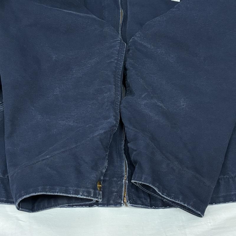 カーハート Carhartt ジャケット、上着 ジャンパー、ブルゾン 00s メキシコ製 デトロイトジャケット ダック カバーオール ブランケットライナー J01 DNY 52 ワンポイント X ロゴ、文字 紺 / ネイビー / navy メンズ USED 古着 中古 50145041