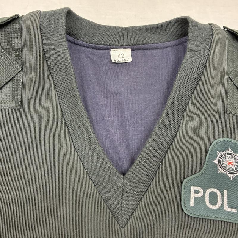 古着 USED ジャケット、上着 ジャンパー、ブルゾン 北アイルランド警察 プルオーバー Vネック ジャケット POLICE 42 ロゴ、文字 X ワンポイント メンズ USED 古着 中古 50145059