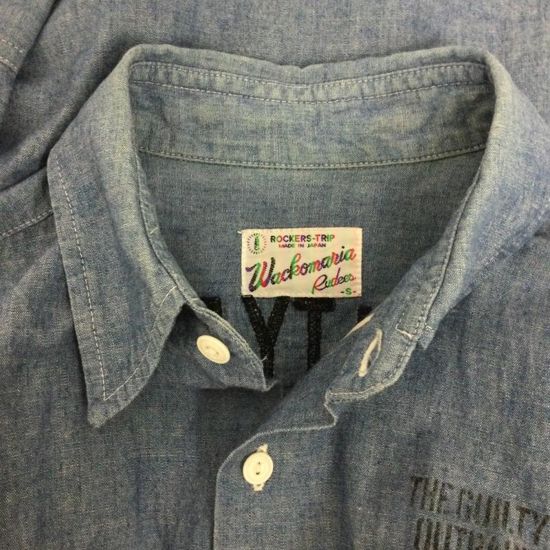 ワコマリア WACKO MARIA シャツ、ブラウス 長袖 wacko maria レインボーマリア　バック刺繍　シャンブレー S 刺繍 インディゴ / インディゴ / Indigo メンズ USED 古着 中古 50145104