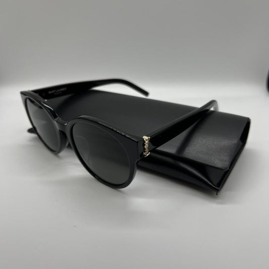 サンローランパリ SAINT LAURENT PARIS めがね・サングラス サングラス SL M31/F ロゴ ラウンドシェイプ サングラス - 黒 / ブラック / black メンズ USED 古着 中古 50145114