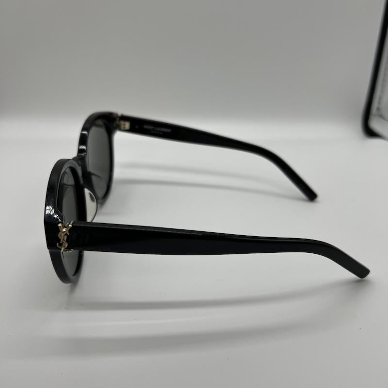 サンローランパリ SAINT LAURENT PARIS めがね・サングラス サングラス SL M31/F ロゴ ラウンドシェイプ サングラス - 黒 / ブラック / black メンズ USED 古着 中古 50145114
