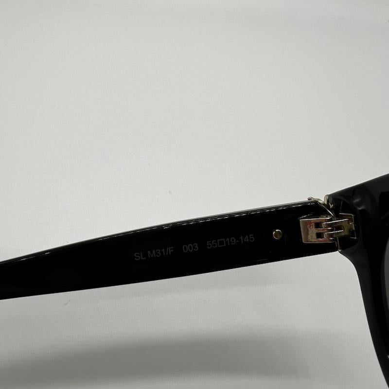サンローランパリ SAINT LAURENT PARIS めがね・サングラス サングラス SL M31/F ロゴ ラウンドシェイプ サングラス - 黒 / ブラック / black メンズ USED 古着 中古 50145114