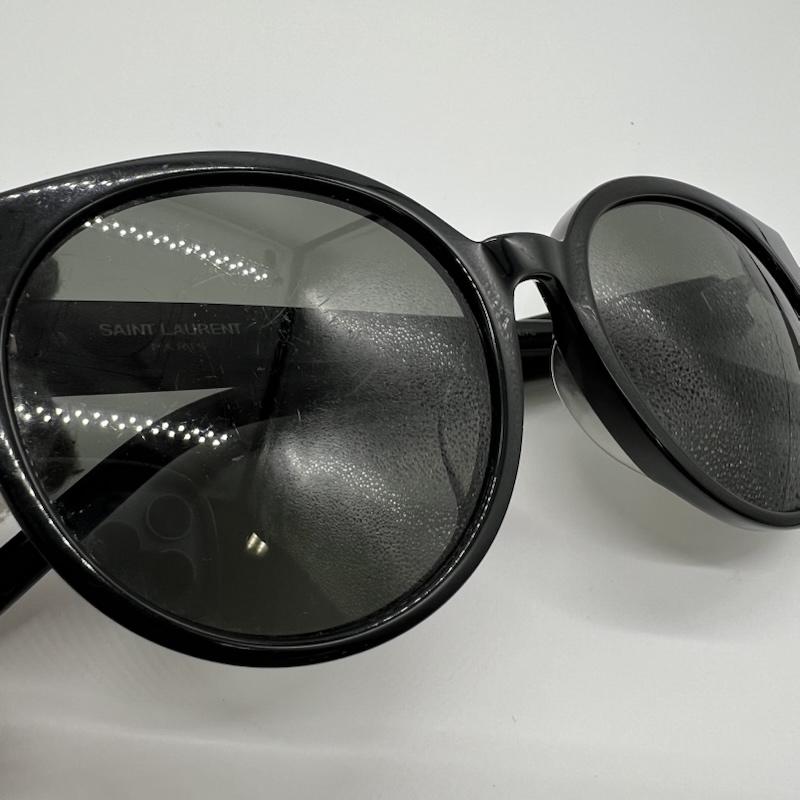 サンローランパリ SAINT LAURENT PARIS めがね・サングラス サングラス SL M31/F ロゴ ラウンドシェイプ サングラス - 黒 / ブラック / black メンズ USED 古着 中古 50145114