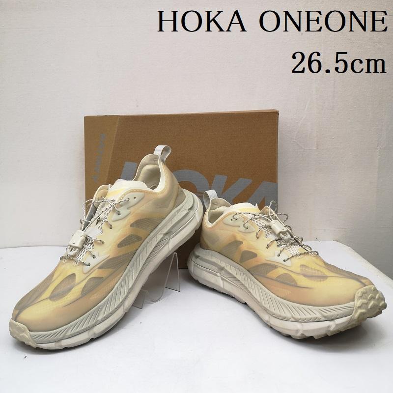 ホカ オネオネ HOKA ONEONE スニーカー スニーカー U SATISFY RUNNING MAFATE TRAIL BONE 1157050 26.5cm メンズ USED 古着 中古 50145155