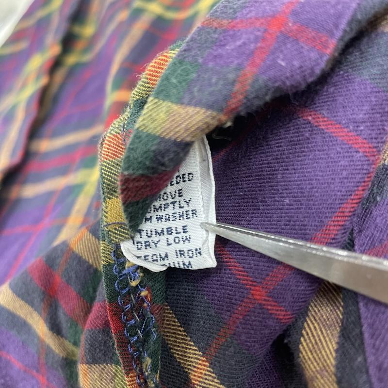 ラルフローレン RALPHLAUREN シャツ、ブラウス 長袖 90s BLAKE 長袖 シャツ チェック柄 ボタンダウン M チェック マルチカラー / マルチカラー / multicolor メンズ USED 古着 中古 50145165