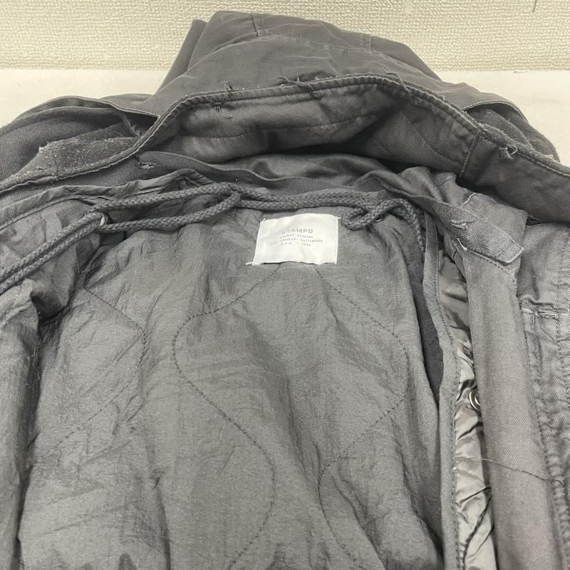 スタンプド STAMPD コート コート一般 ARCTIC PARKA パッカリング モッズコート ライナー付き S 無地 黒 / ブラック / black メンズ USED 古着 中古 50145167