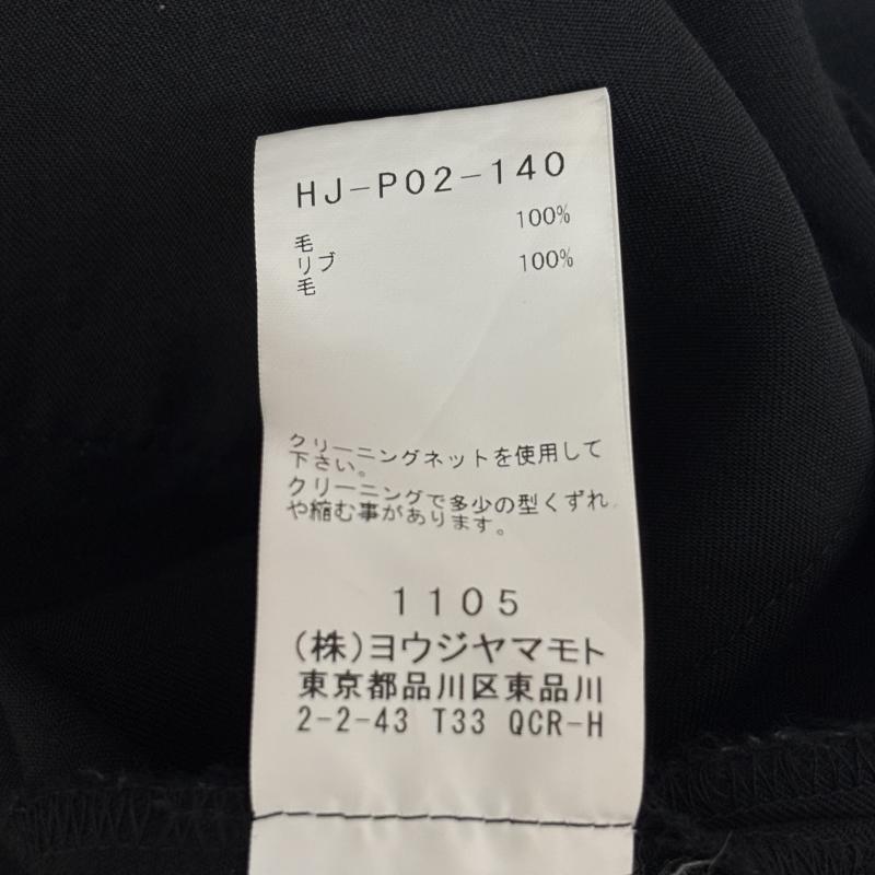 ヨウジヤマモト Yohji Yamamoto ボトムス ボトムス GABARDINE STRING PANTS ウール ギャバジン ウエストストリング パンツ 黒 ブラック HJ-P02-140 2 黒 / ブラック / black メンズ USED 古着 中古 50145195
