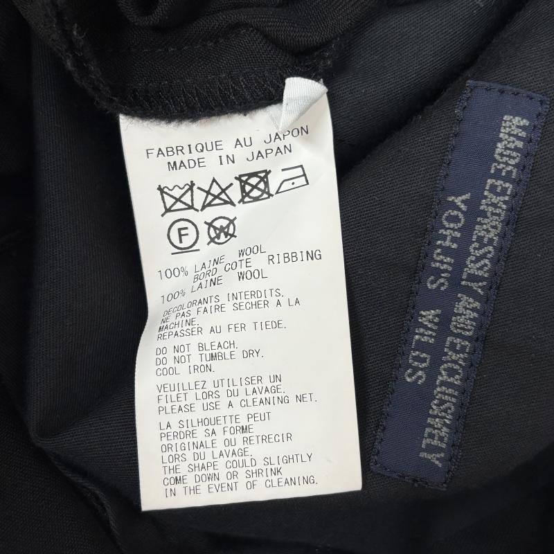 ヨウジヤマモト Yohji Yamamoto ボトムス ボトムス GABARDINE STRING PANTS ウール ギャバジン ウエストストリング パンツ 黒 ブラック HJ-P02-140 2 黒 / ブラック / black メンズ USED 古着 中古 50145195