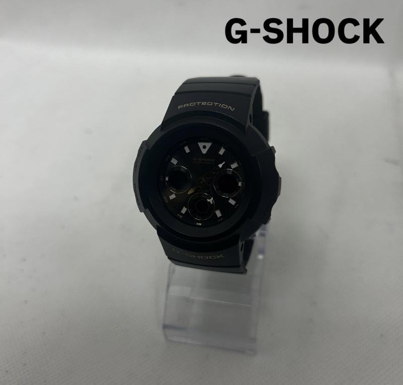 カシオ CASIO 腕時計 アナログ（クォーツ式） G-SHOCK アナログ・デジタル腕時計 ブラック - 黒 / ブラック / black メンズ USED 古着 中古 50145214