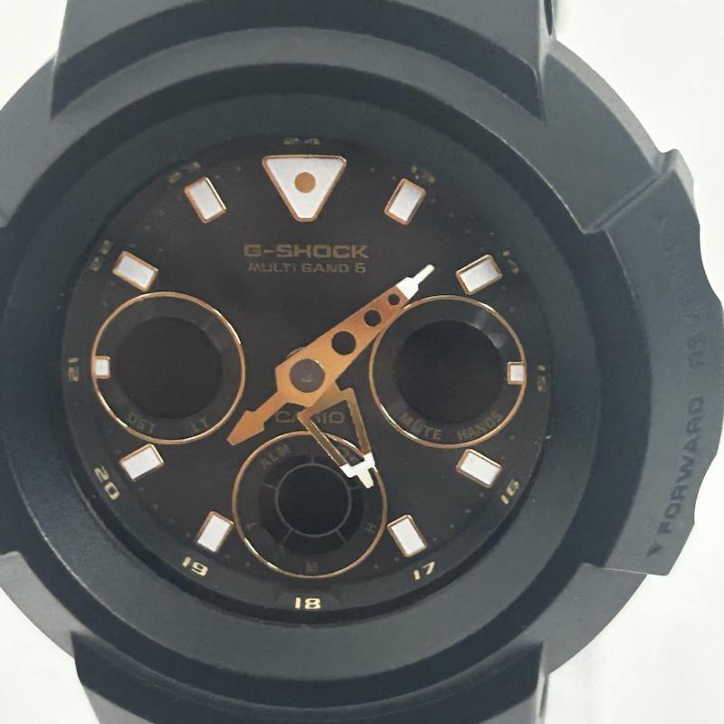 カシオ CASIO 腕時計 アナログ（クォーツ式） G-SHOCK アナログ・デジタル腕時計 ブラック - 黒 / ブラック / black メンズ USED 古着 中古 50145214
