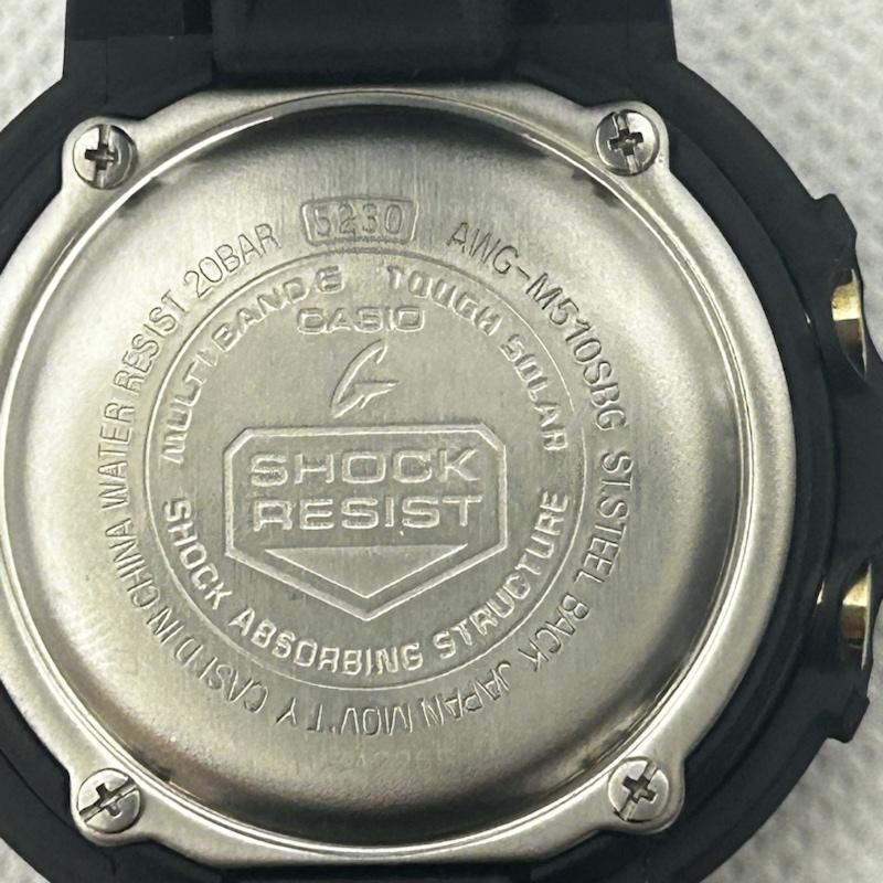 カシオ CASIO 腕時計 アナログ（クォーツ式） G-SHOCK アナログ・デジタル腕時計 ブラック - 黒 / ブラック / black メンズ USED 古着 中古 50145214