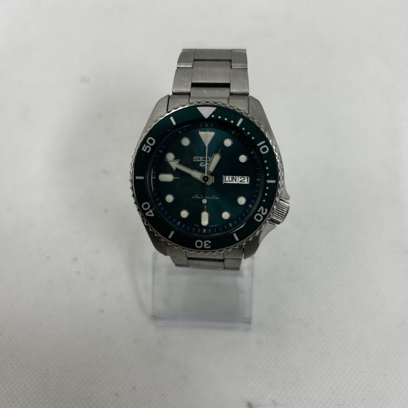 セイコー SEIKO 腕時計 アナログ（自動巻き） Seiko 5 Sports クォーツ腕時計 アナログ ステンレス GRN SLV 4R36-07G 銀 / シルバー / silver color メンズ USED 古着 中古 50145220