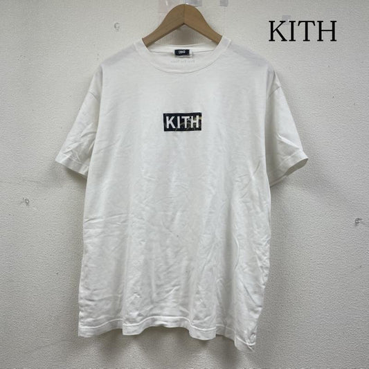 キス KITH Tシャツ 半袖 24SS 24-071-060-0078-1-0 Pray for Noto Tee ボックスロゴ プリント 半袖 Tシャツ XL ロゴ、文字 X プリント 白 / ホワイト / white メンズ USED 古着 中古 50145222