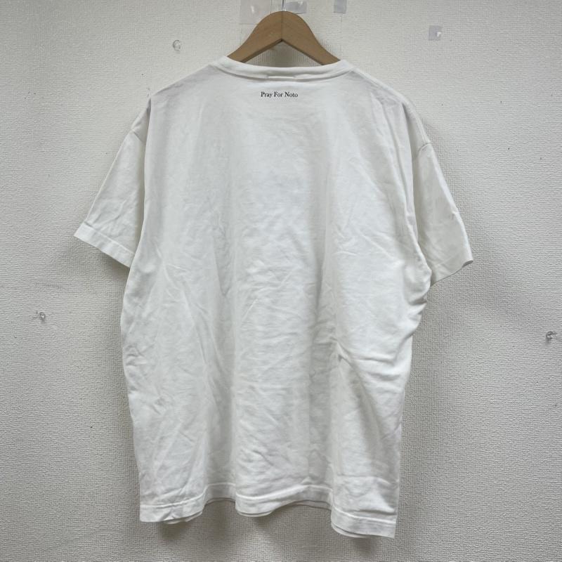 キス KITH Tシャツ 半袖 24SS 24-071-060-0078-1-0 Pray for Noto Tee ボックスロゴ プリント 半袖 Tシャツ XL ロゴ、文字 X プリント 白 / ホワイト / white メンズ USED 古着 中古 50145222