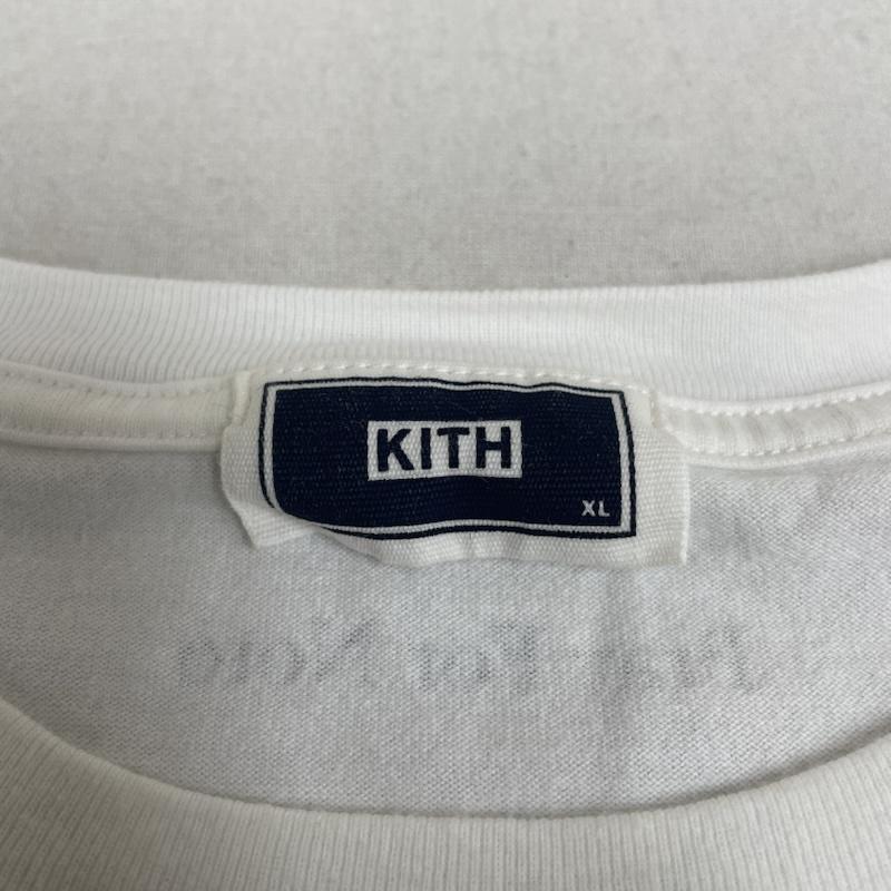 キス KITH Tシャツ 半袖 24SS 24-071-060-0078-1-0 Pray for Noto Tee ボックスロゴ プリント 半袖 Tシャツ XL ロゴ、文字 X プリント 白 / ホワイト / white メンズ USED 古着 中古 50145222