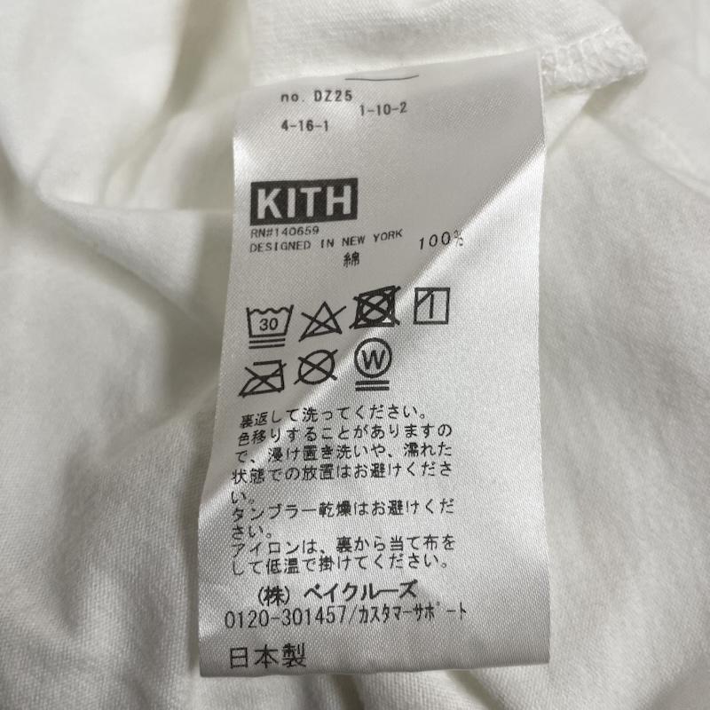 キス KITH Tシャツ 半袖 24SS 24-071-060-0078-1-0 Pray for Noto Tee ボックスロゴ プリント 半袖 Tシャツ XL ロゴ、文字 X プリント 白 / ホワイト / white メンズ USED 古着 中古 50145222