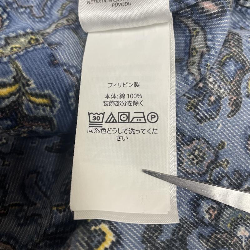 ポロバイラルフローレン Polo by RALPH LAUREN シャツ、ブラウス 長袖 長袖 シャツ ブラウス コーデュロイ ペイズリー 総柄 胸ポケット ボタンダウン XL ペイズリー X 総柄 青 / ブルー / blue メンズ USED 古着 中古 50145233