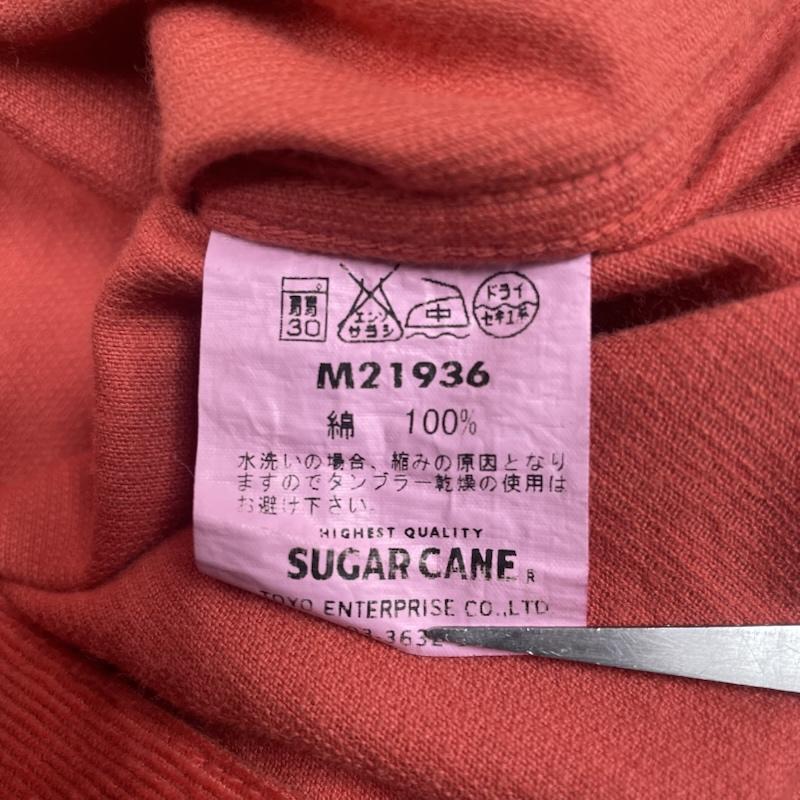 シュガーケーン SUGAR CANE シャツ、ブラウス 長袖 Wポケット コーデュロイ 長袖 ウエスタン シャツ ブラウス S 無地 橙 / オレンジ / orange メンズ USED 古着 中古 50145235