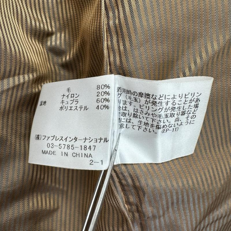 ガラアーベント GalaabenD コート コート一般 金ボタン ナポレオン ウール コート 87343620-RC-13A M 茶 / ブラウン / brown メンズ USED 古着 中古 50145240