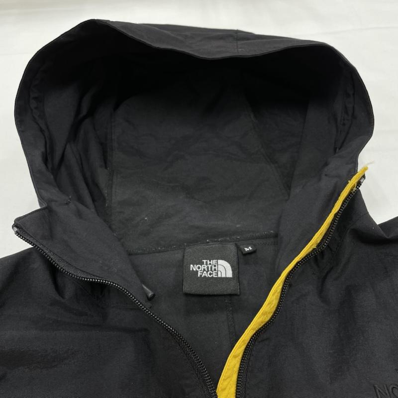 ザノースフェイス THE NORTH FACE ジャケット、上着 ジャンパー、ブルゾン マウンテンパーカー ナイロンジャケット ウィンドブレーカーNP71801Z M ワンポイント X ロゴ、文字 X 刺繍 黒 / ブラック / black X 黄 / イエロー / yellow メンズ USED 古着 中古 50145301