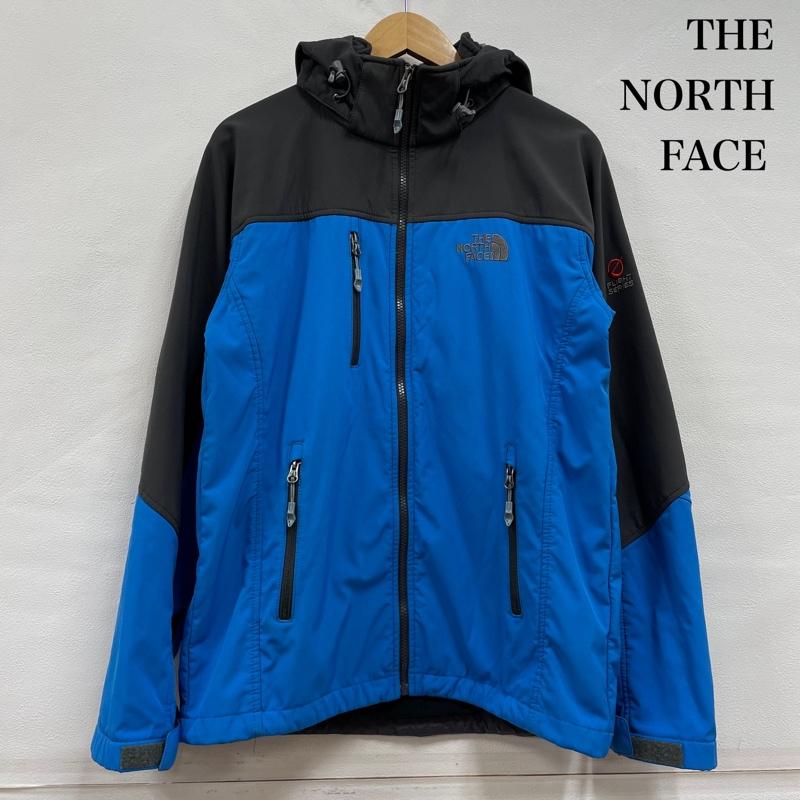 ザノースフェイス THE NORTH FACE ジャケット、上着 ジャンパー、ブルゾン フライト シリーズ ウインドブレーカー 裏起毛 ナイロン マウンテン パーカー フーディー ジップアップ - ワンポイント X ロゴ、文字 X 刺繍 青 / ブルー / blue X 黒 / ブラック / black X ダークグレー / ダークグレー / メンズ USED 古着 中古 50145302