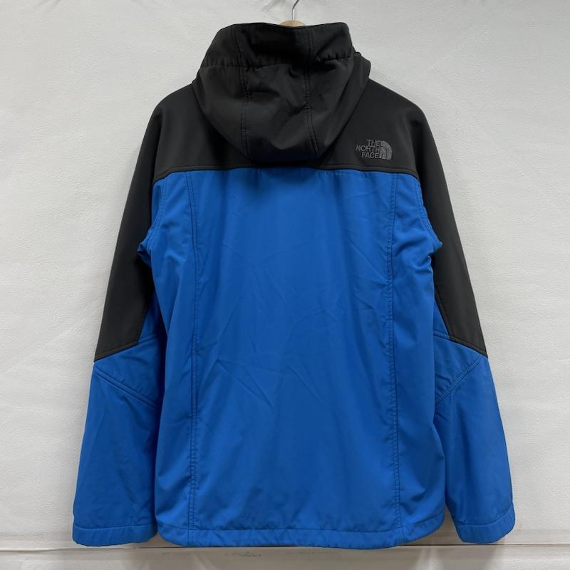 ザノースフェイス THE NORTH FACE ジャケット、上着 ジャンパー、ブルゾン フライト シリーズ ウインドブレーカー 裏起毛 ナイロン マウンテン パーカー フーディー ジップアップ - ワンポイント X ロゴ、文字 X 刺繍 青 / ブルー / blue X 黒 / ブラック / black X ダークグレー / ダークグレー / メンズ USED 古着 中古 50145302