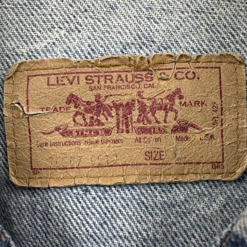 リーバイス Levi s ジャケット、上着 ジャンパー、ブルゾン 90s USA製 70507-0219 3rd デニム トラッカ― ジャケット M インディゴ / インディゴ / Indigo メンズ USED 古着 中古 50145314