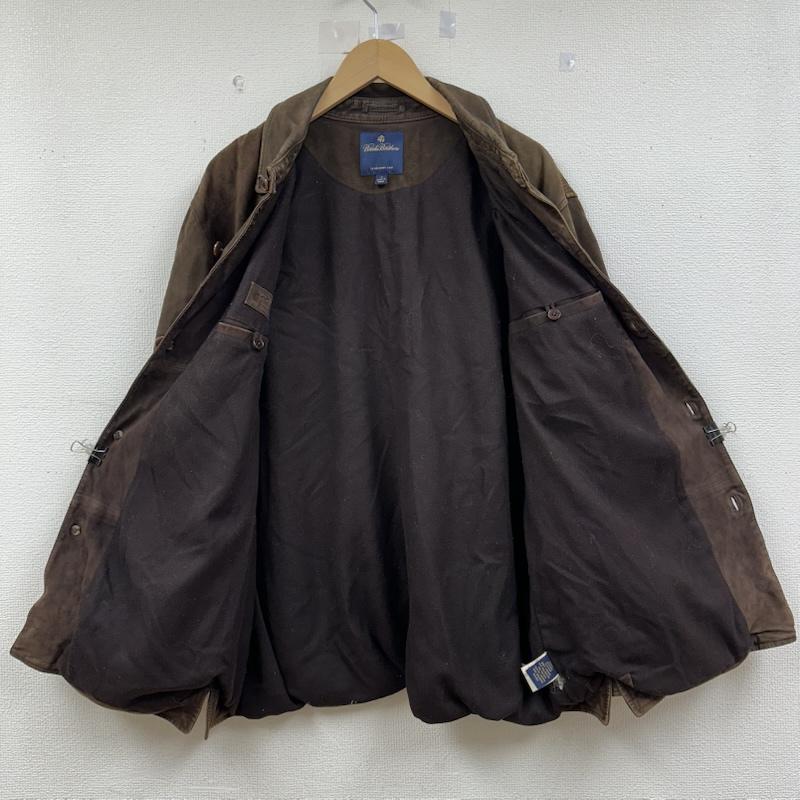 ブルックス ブラザーズ BROOKS BROTHERS ジャケット、上着 ジャンパー、ブルゾン ラム レザー シャツ ジャケット M 茶 / ブラウン / brown メンズ USED 古着 中古 50145319