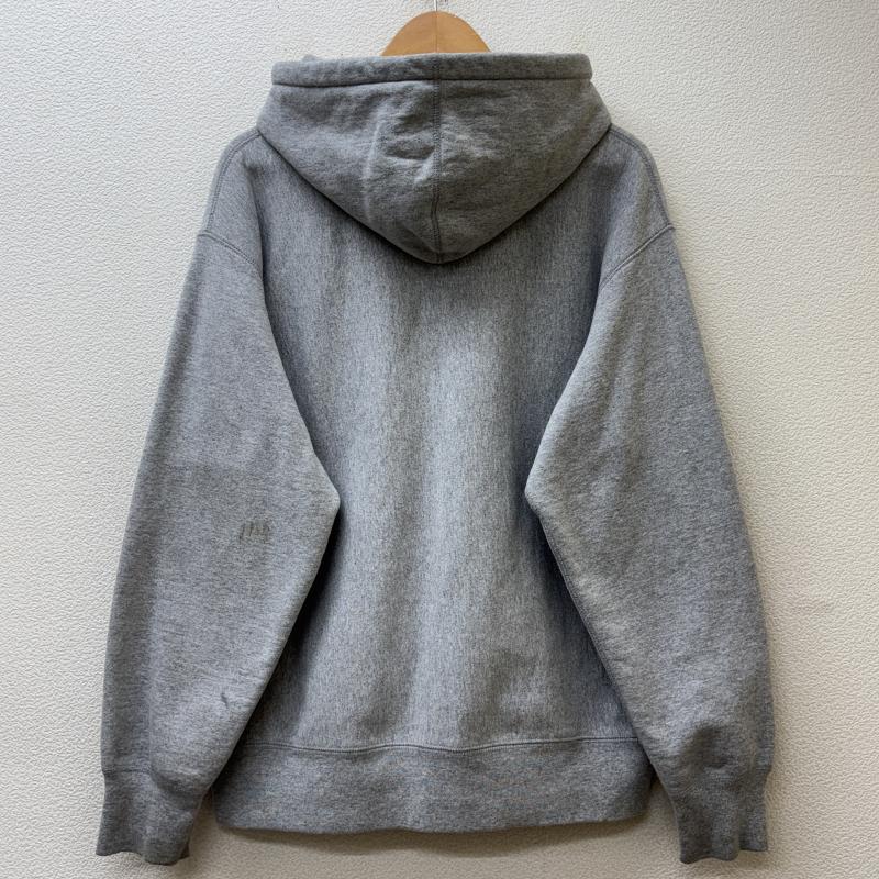 シュプリーム Supreme パーカー 長袖 21AW Arabic Logo Hooded Sweatshirt アラビックロゴ スウェット パーカー S ロゴ、文字 灰 / グレー / gray X 赤 / レッド / red メンズ USED 古着 中古 50145367