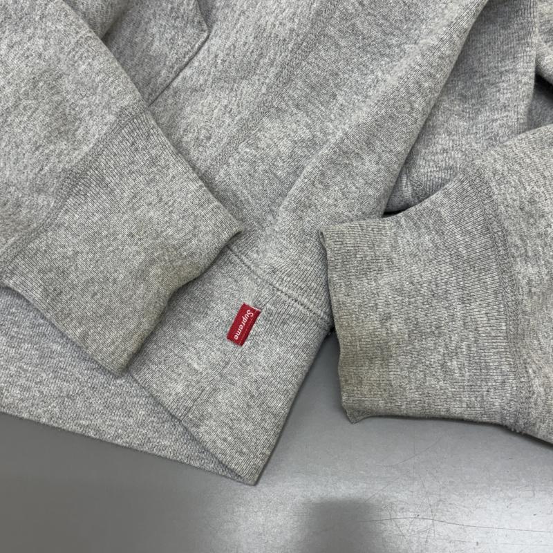 シュプリーム Supreme パーカー 長袖 21AW Arabic Logo Hooded Sweatshirt アラビックロゴ スウェット パーカー S ロゴ、文字 灰 / グレー / gray X 赤 / レッド / red メンズ USED 古着 中古 50145367