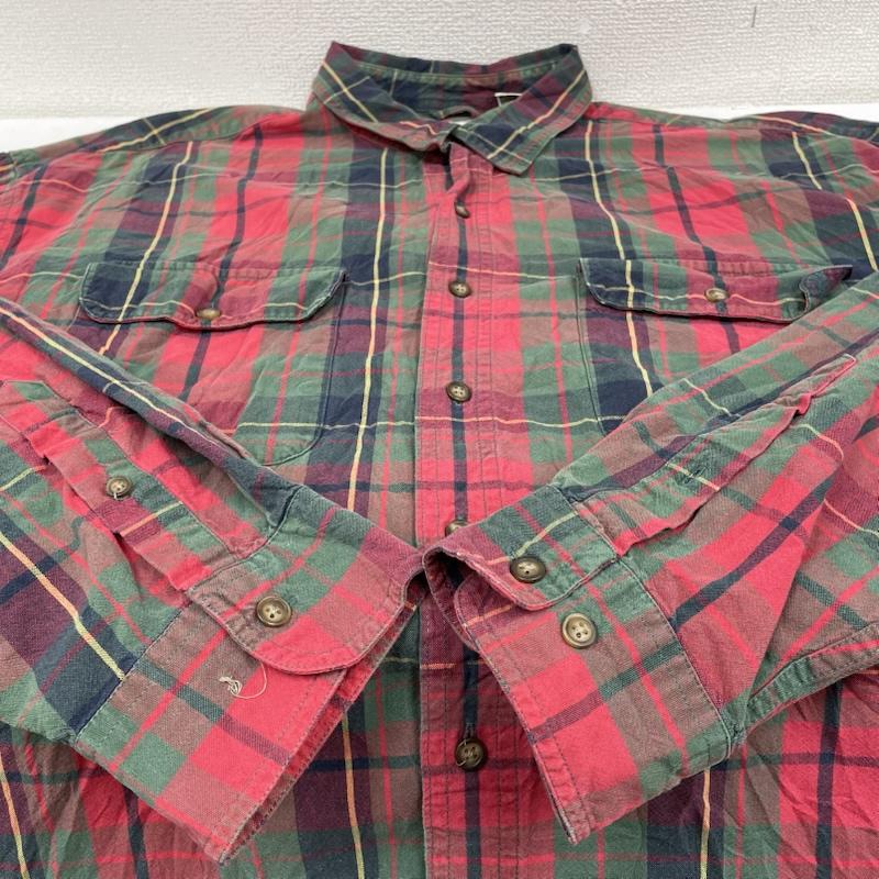 ギャップ GAP シャツ、ブラウス 長袖 90 s OLD ロングスリーブシャツ オックスフォード チェック XL チェック マルチカラー / マルチカラー / multicolor メンズ USED 古着 中古 50145378