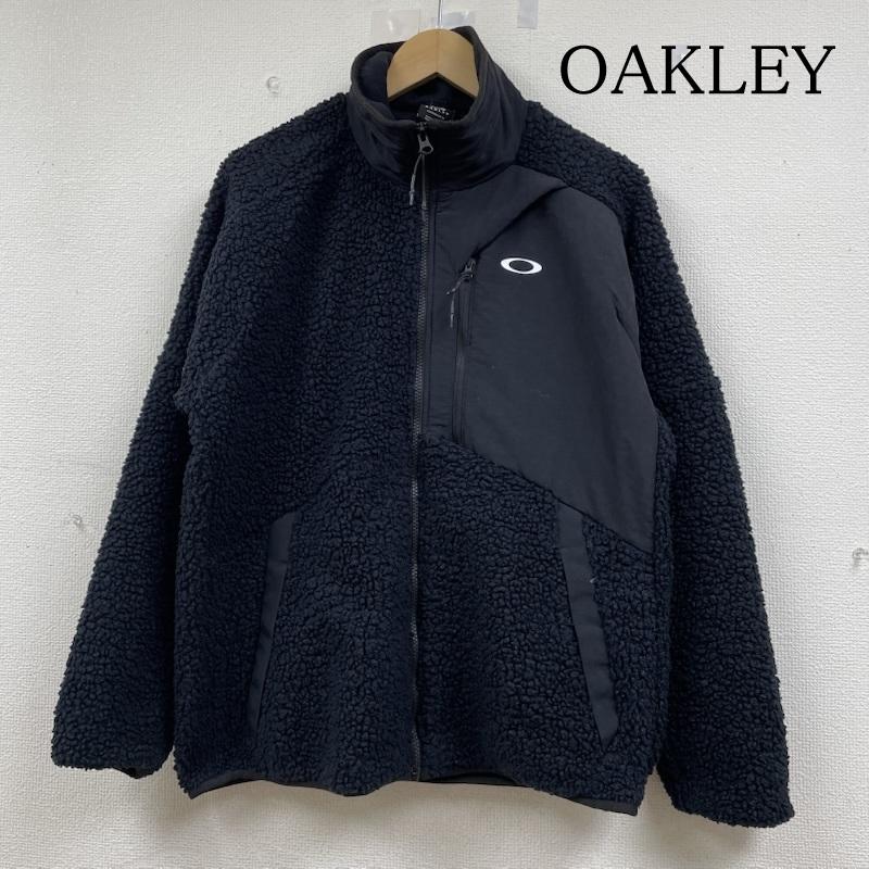 オークリー OAKLEY ジャケット、上着 ジャンパー、ブルゾン FOA401607 エンハンス FGL ボア ジャケット フルジップアップ ロゴ S ロゴ、文字 X プリント 黒 / ブラック / black メンズ USED 古着 中古 50145388
