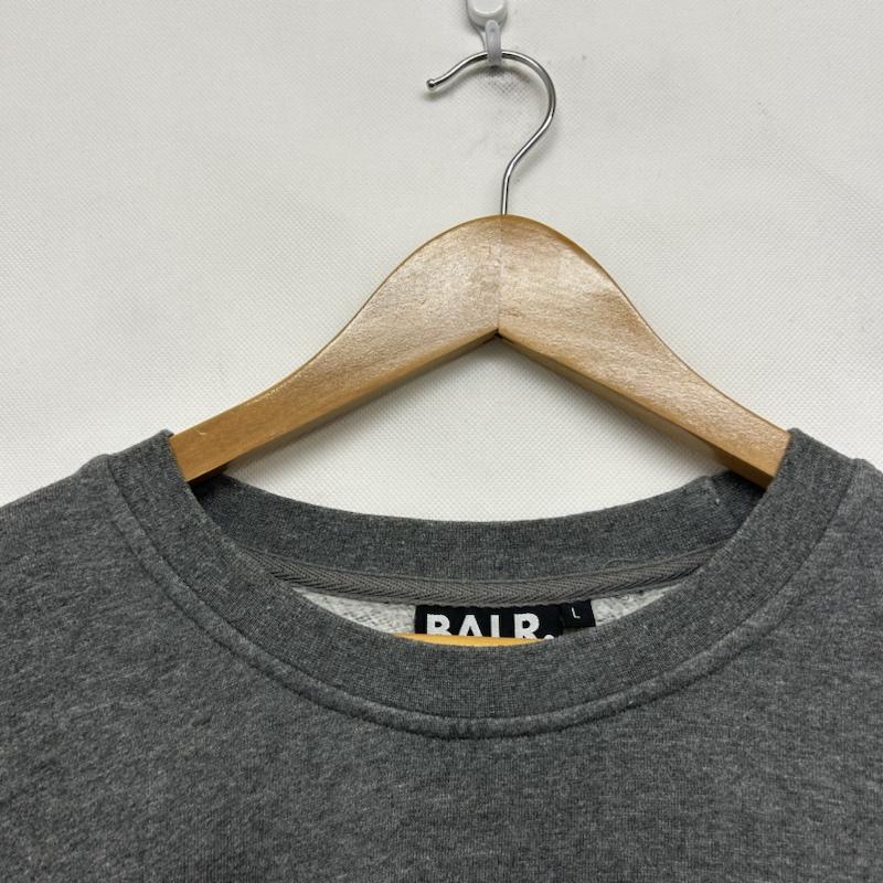 古着 USED トレーナー 長袖 BALR.長袖スウェット フロントプリント L ロゴ、文字 灰 / グレー / gray メンズ USED 古着 中古 50145403