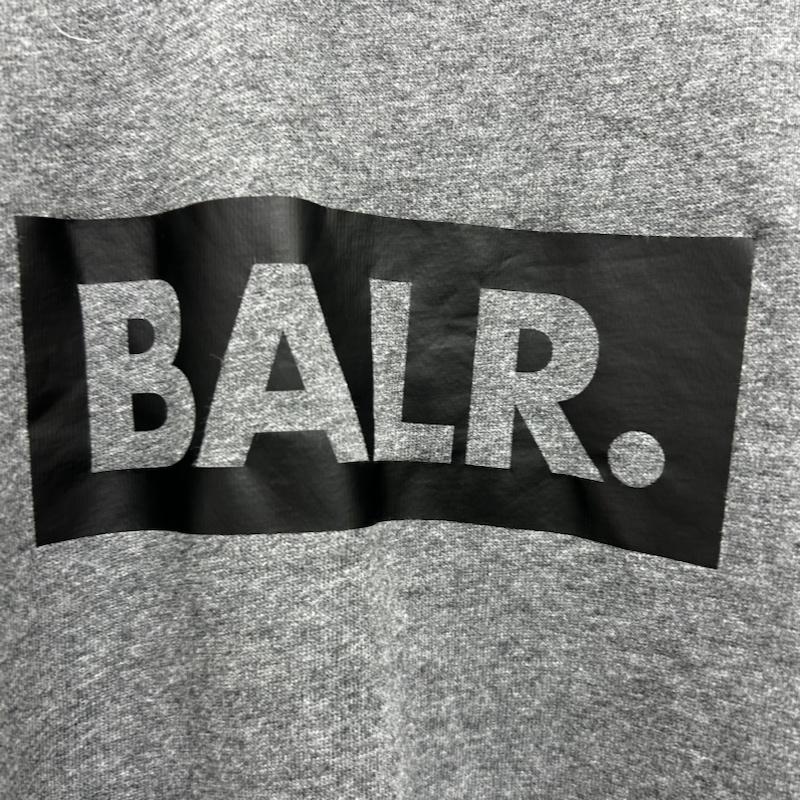 古着 USED トレーナー 長袖 BALR.長袖スウェット フロントプリント L ロゴ、文字 灰 / グレー / gray メンズ USED 古着 中古 50145403