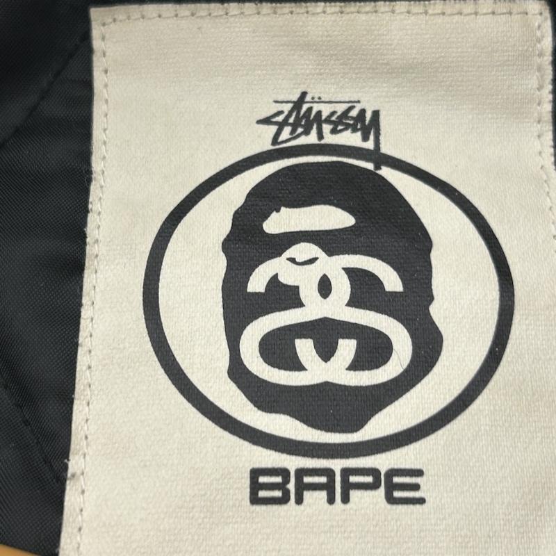 アベイシングエイプ A BATHING APE ジャケット、上着 ジャンパー、ブルゾン A BATHING APE x STUSSY スタジアムジャケット 刺繍ワッペン M 刺繍 マルチカラー / マルチカラー / multicolor メンズ USED 古着 中古 50145407