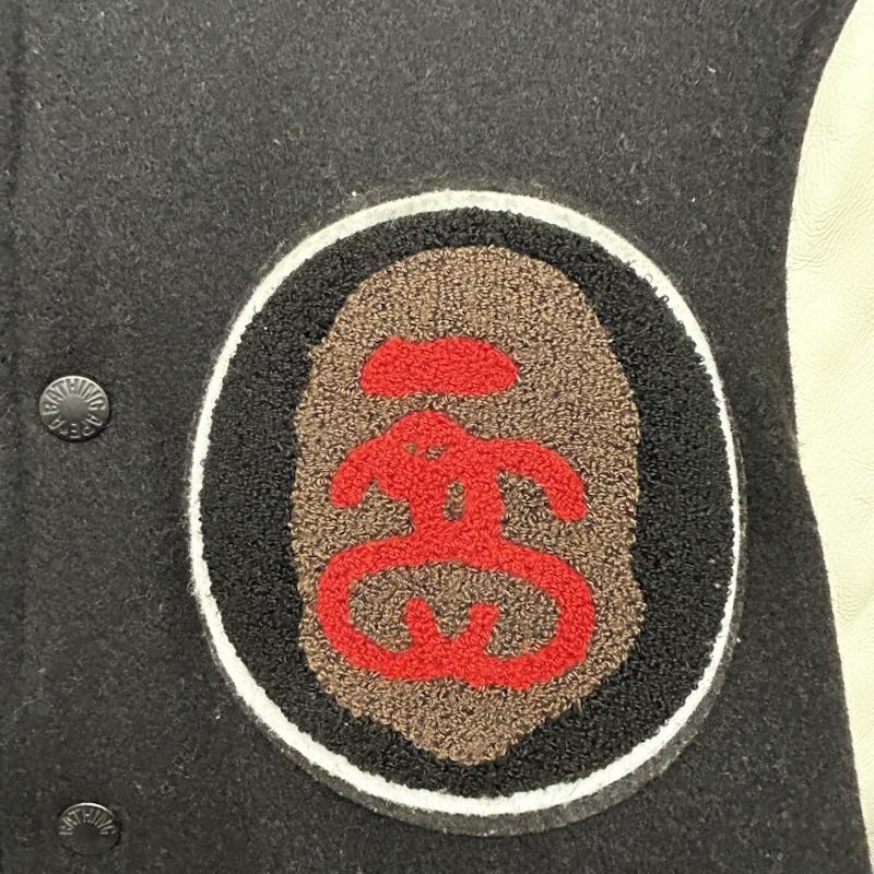 アベイシングエイプ A BATHING APE ジャケット、上着 ジャンパー、ブルゾン A BATHING APE x STUSSY スタジアムジャケット 刺繍ワッペン M 刺繍 マルチカラー / マルチカラー / multicolor メンズ USED 古着 中古 50145407