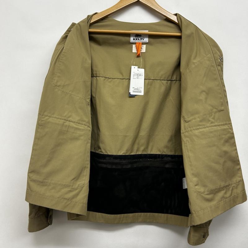 ケルティ KELTY ジャケット、上着 ジャンパー、ブルゾン KELTY×SHIPS ノーカラージャケット M ワンポイント ベージュ / ベージュ / beige メンズ USED 古着 中古 50145422