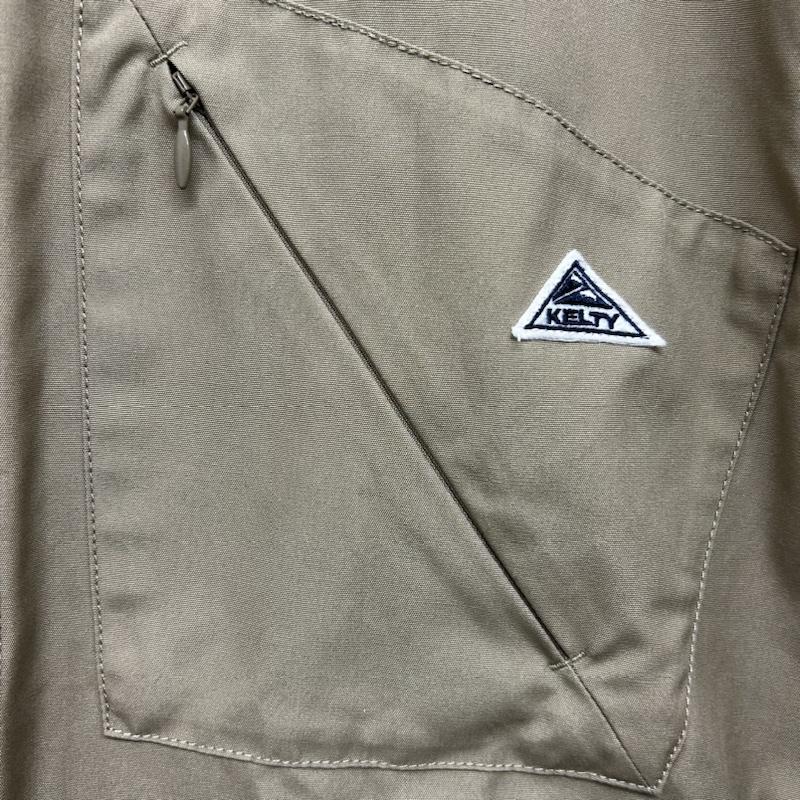 ケルティ KELTY ジャケット、上着 ジャンパー、ブルゾン KELTY×SHIPS ノーカラージャケット M ワンポイント ベージュ / ベージュ / beige メンズ USED 古着 中古 50145422