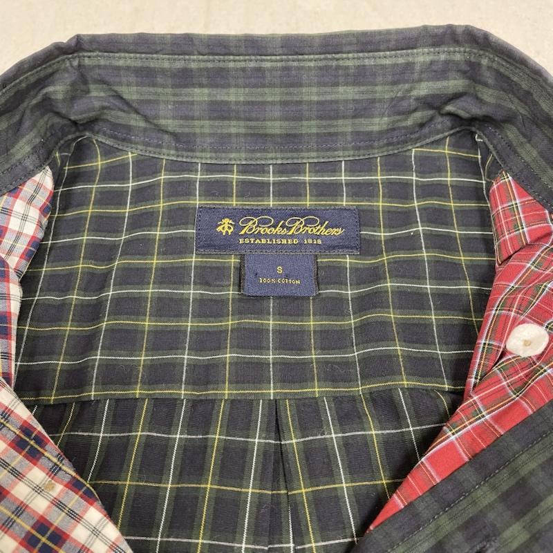 ブルックス ブラザーズ BROOKS BROTHERS シャツ、ブラウス 長袖 長袖 ボタンダウン シャツ クレイジーパターン トラッド チェック S チェック マルチカラー / マルチカラー / multicolor メンズ USED 古着 中古 50145428