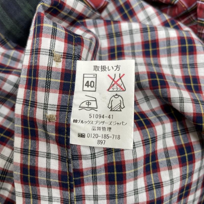 ブルックス ブラザーズ BROOKS BROTHERS シャツ、ブラウス 長袖 長袖 ボタンダウン シャツ クレイジーパターン トラッド チェック S チェック マルチカラー / マルチカラー / multicolor メンズ USED 古着 中古 50145428