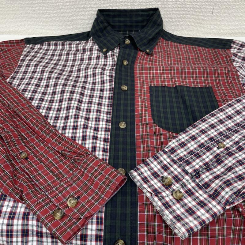 ブルックス ブラザーズ BROOKS BROTHERS シャツ、ブラウス 長袖 長袖 ボタンダウン シャツ クレイジーパターン トラッド チェック S チェック マルチカラー / マルチカラー / multicolor メンズ USED 古着 中古 50145428