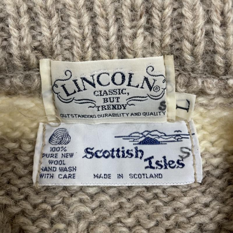 古着 USED ニット、セーター 長袖 90s Vintage LINCOLN リンカーン 長袖 セーター ノルディック スコットランド製 L ノルディック柄 マルチカラー / マルチカラー / multicolor メンズ USED 古着 中古 50145440
