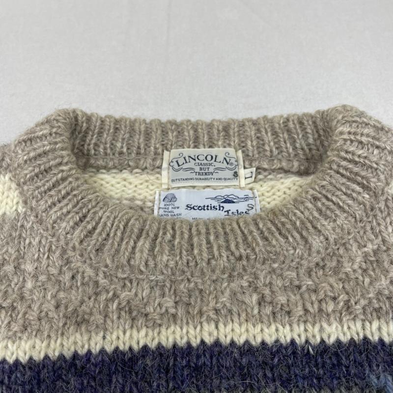 古着 USED ニット、セーター 長袖 90s Vintage LINCOLN リンカーン 長袖 セーター ノルディック スコットランド製 L ノルディック柄 マルチカラー / マルチカラー / multicolor メンズ USED 古着 中古 50145440