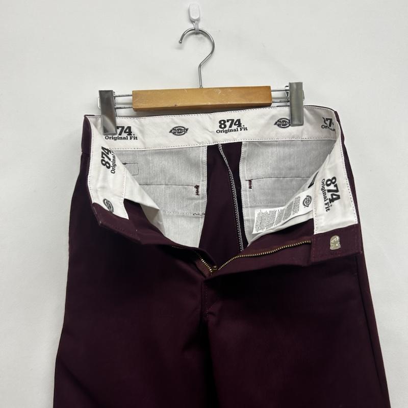 ディッキーズ Dickies パンツ ワークパンツ、ペインターパンツ ワークパンツ 874 31インチ 31インチ 無地 えんじ / ワインレッド / dark red メンズ USED 古着 中古 50145449