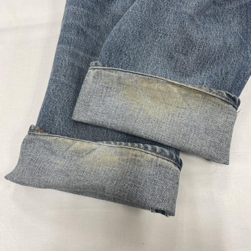 リーバイス Levi s パンツ デニム、ジーンズ 501 USA製 80 s ヴィンテージ ボタン裏 501 シングルステッチ 35インチ 無地 水色 / ライトブルー / メンズ USED 古着 中古 50145457