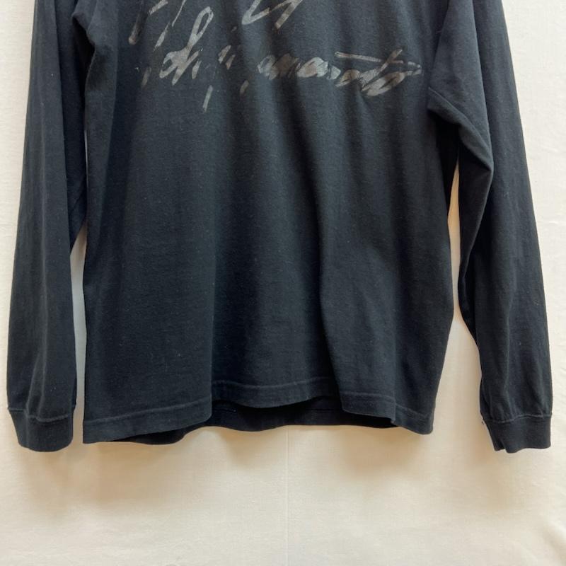 グラウンドワイ Ground Y Tシャツ 長袖 ロゴプリント ロンT ヨウジヤマモト 1 黒 / ブラック / black メンズ USED 古着 中古 50145467