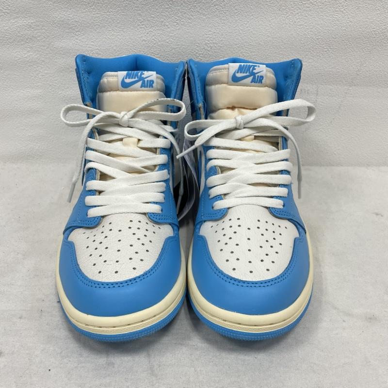 ナイキ NIKE スニーカー スニーカー AIR JORDAN 1 Retro High OG エアジョーダン レトロハイ ハイカット DZ5485 28.0cm ロゴ、文字 水色 / ライトブルー / X 白 / ホワイト / white メンズ USED 古着 中古 50145504