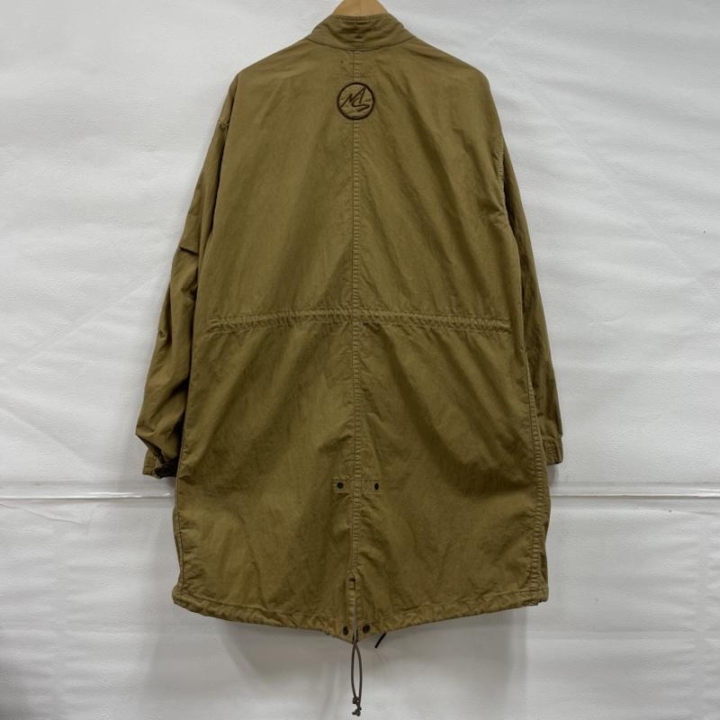 古着 USED コート コート一般 MASSES 18AW マシス フィッシュテール ミリタリー モッズコート パッチ ワッペン S ボーダー柄 カーキ / カーキ / khaki メンズ USED 古着 中古 50145515